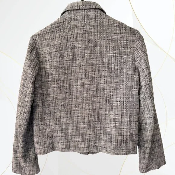 Club Monaco Cropped Tweed Jacket - Picture 4 of 12